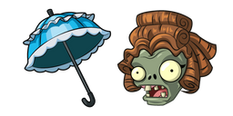 Plants vs. Zombies Parasol Zombie Cursor