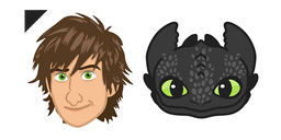 HTTYD Hiccup & Toothless Cursor