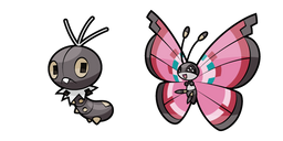 Pokemon Scatterbug and Vivillon  Curseur