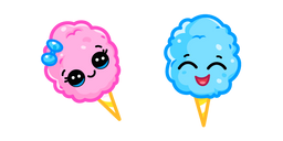 Cute Smiling Cotton Candy Curseur