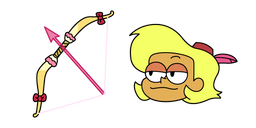 OK K.O.! Let's Be Heroes Elodie and Bow Curseur