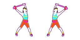 Just Dance Exercise Cursor