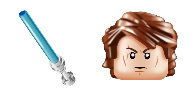 LEGO Anakin Skywalker and Lightsaber Cursor
