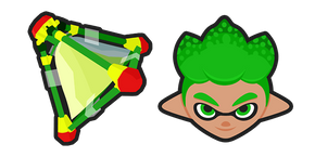 Splatoon 2 Green Inkling Splat Bomb Curseur