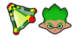 Splatoon 2 Green Inkling Splat Bomb cursor