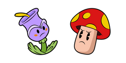 Курсор Cuphead Terrible Tulip and Murderous Mushroom