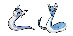 Pokemon Dratini and Dragonair Cursor