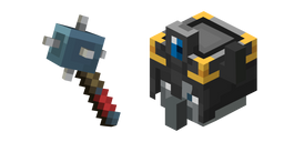 Minecraft Royal Guard and Mace Curseur