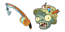 Plants vs. Zombies Fisherman Zombie Cursor