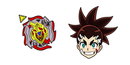 Beyblade Aiger Akabane Curseur