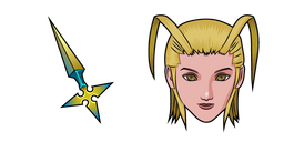 Kingdom Hearts Larxene and Foudre Curseur