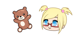 Gacha Life Felicity and Teddy Bear Cursor