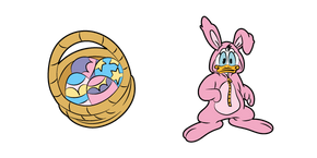 Donald Duck Easter Curseur