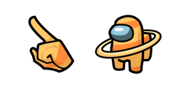 Among Us Saturn Character Cursor