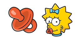 The Simpsons Maggie Pacifier Cursor