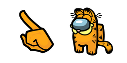 Among Us Garfield Character Cursor