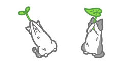 Cute Leaf Cats Cursor