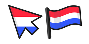 Netherlands Flag Curseur