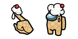 Among Us Ice Cream Character Cursor