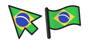 Brazil Flag Curseur