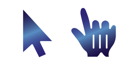 Sapphire Gradient Cursor