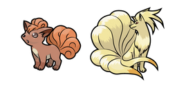 Pokemon Vulpix and Ninetales Curseur