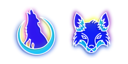 Neon Wolf Cursor