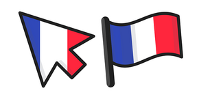 France Flag Curseur
