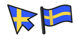 Sweden Flag Curseur