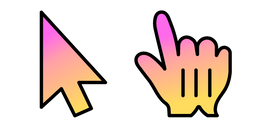 Gentle Sunset Gradient Cursor