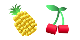 Курсор Origami Pineapple and Cherry