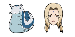 Naruto Tsunade and Katsuyu Cursor