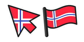 Norway Flag Curseur