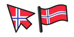 Norway Flag Curseur