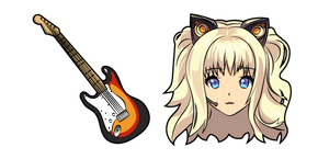 Курсор Vocaloid SeeU and Guitar