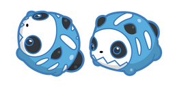 Cute Skeleton Panda Sea Squirts Cursor