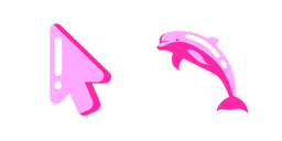 Minimal Pink Dolphin Cursor