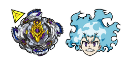 Beyblade Lui Shirosagi and Bloody Longinus 13 Curseur