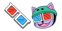 OK K.O.! Let's Be Heroes Chill Cat Cursor