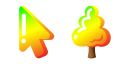 Minimal Autumn Tree Cursor