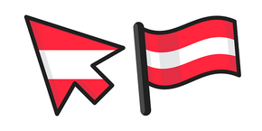 Austria Flag Curseur