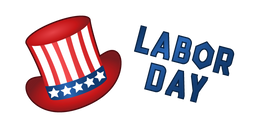 Labor Day and USA Hat Curseur