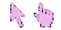 Pink Lavender Pixel Cursor