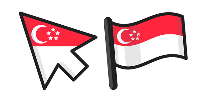 Singapore Flag курсор