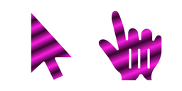 Pink Zebra Gradient Cursor