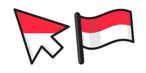 Indonesia Flag Curseur