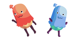 Ooblets Gullysplot and Gleamy Gullysplot Cursor