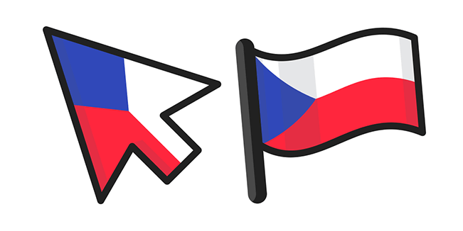 Czech Republic Flag Cursor