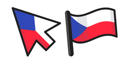 Курсор Czech Republic Flag