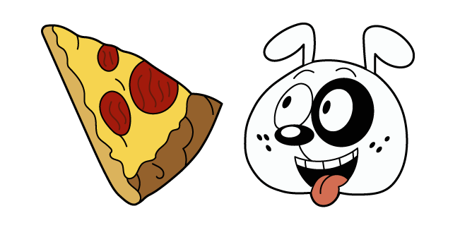 The Loud House Charles and Pizza Cursor